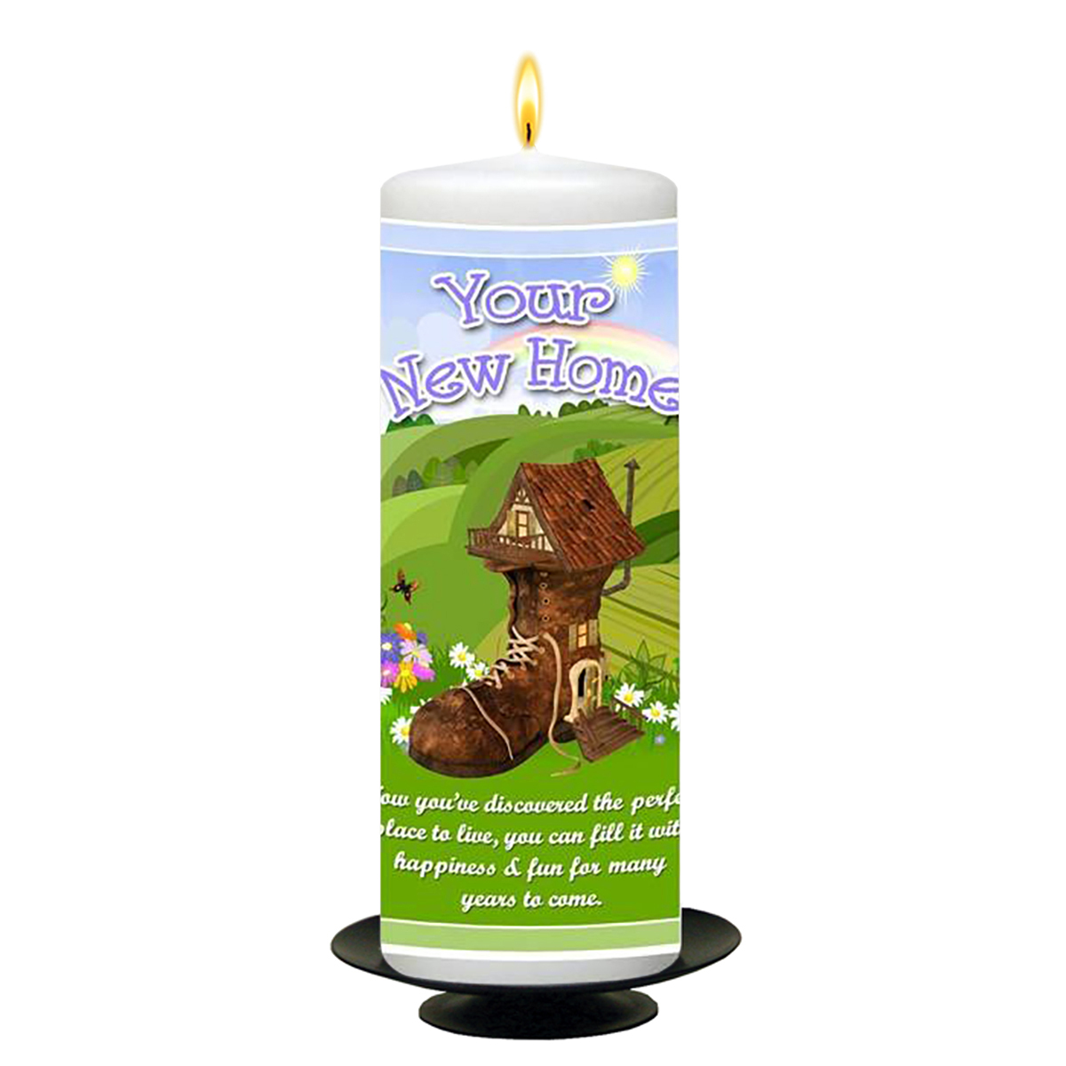 Personalised New Home Candle Gift - Shoe House