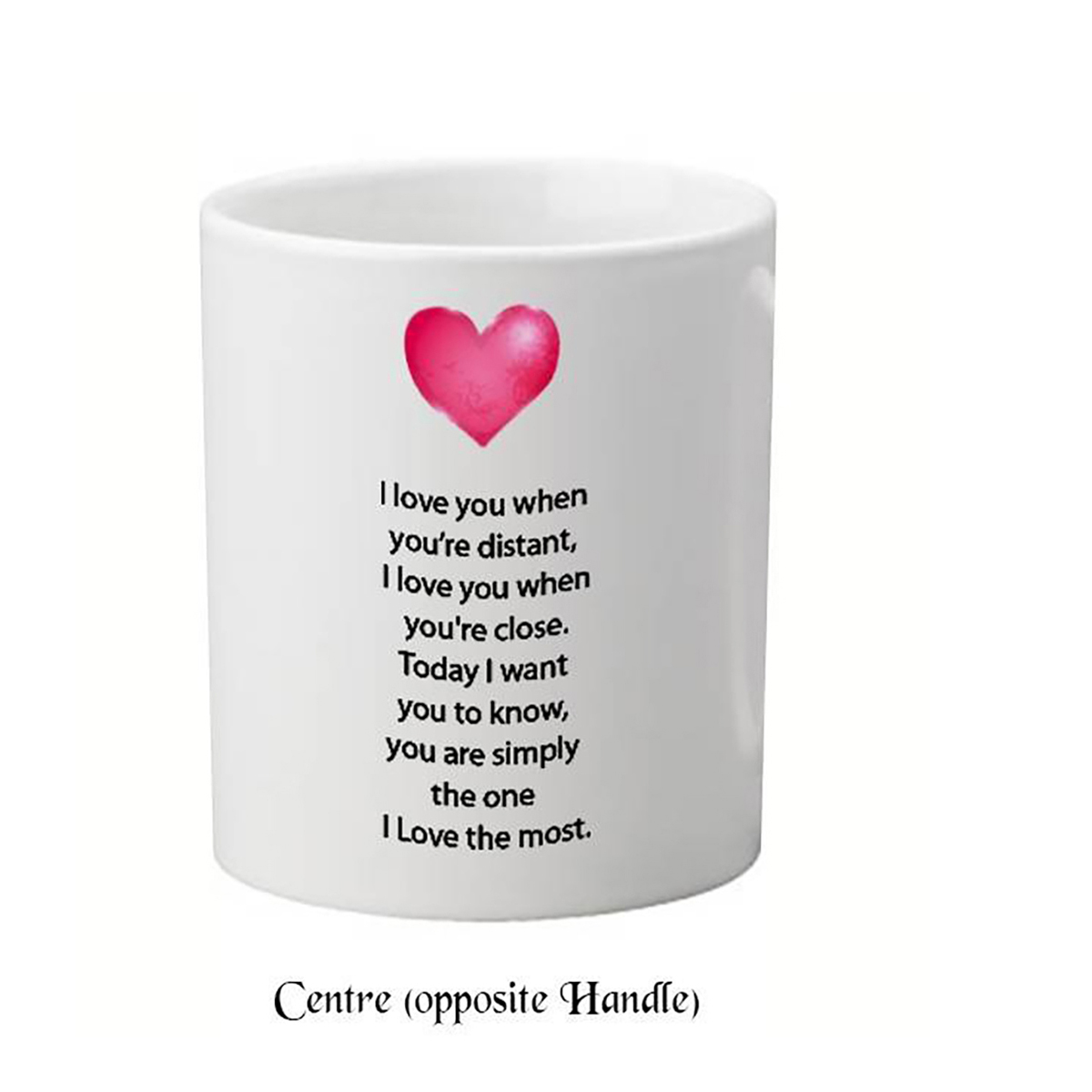 Personalised Mug Gift - Bees & Love Heart