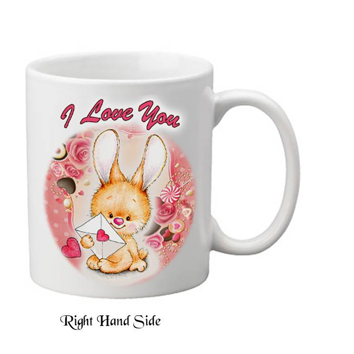 Personalised Mug Gift - Bunny with Love Letter