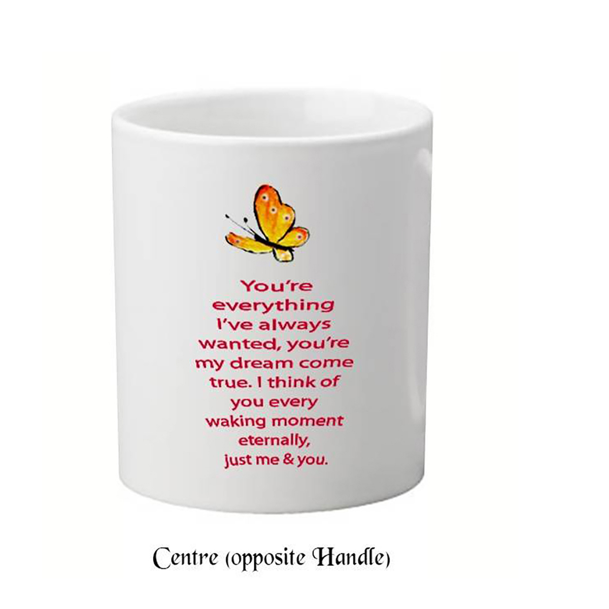 Personalised Mug Gift - Hedgehog with Flowers