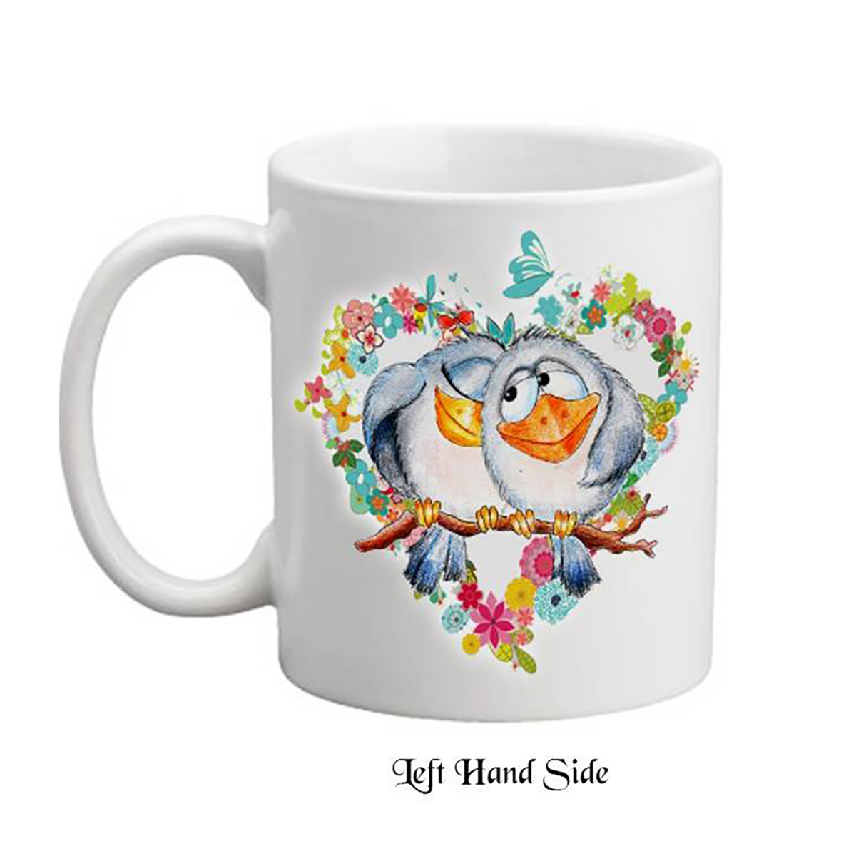 Personalised Mug Gift - Love Birds
