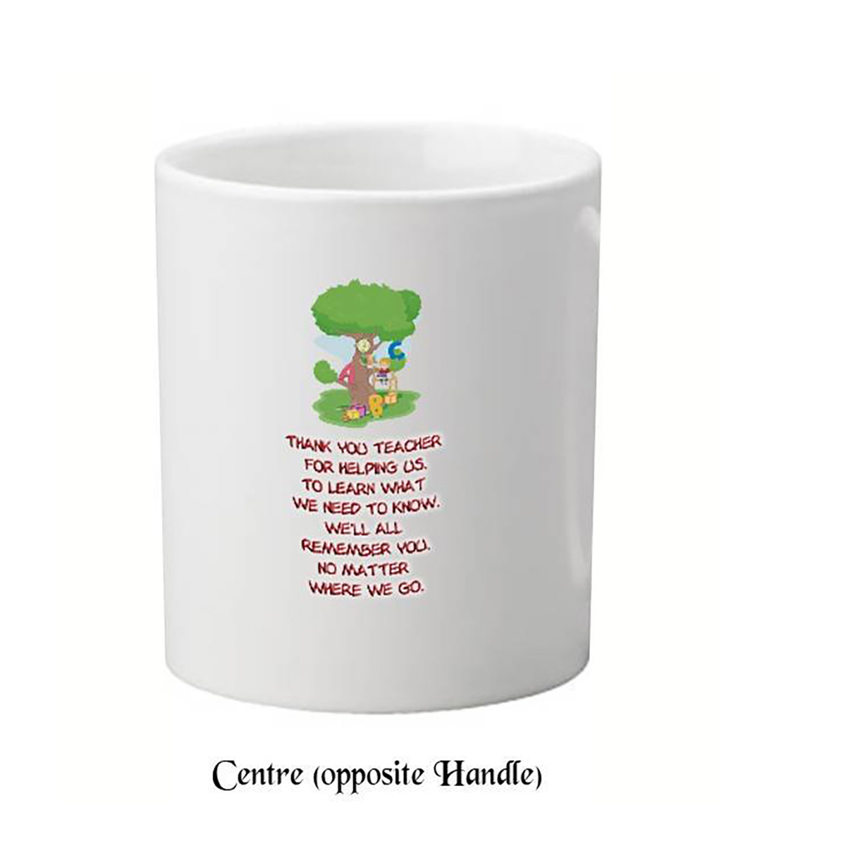 Personalised Thank You Teacher Mug Gift - Learning Treehouse