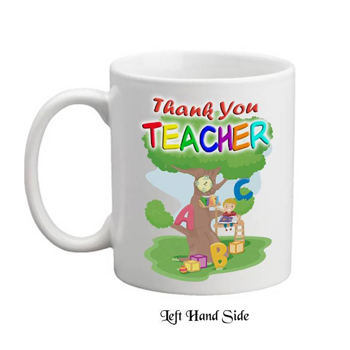 Personalised Thank You Teacher Mug Gift - Learning Treehouse
