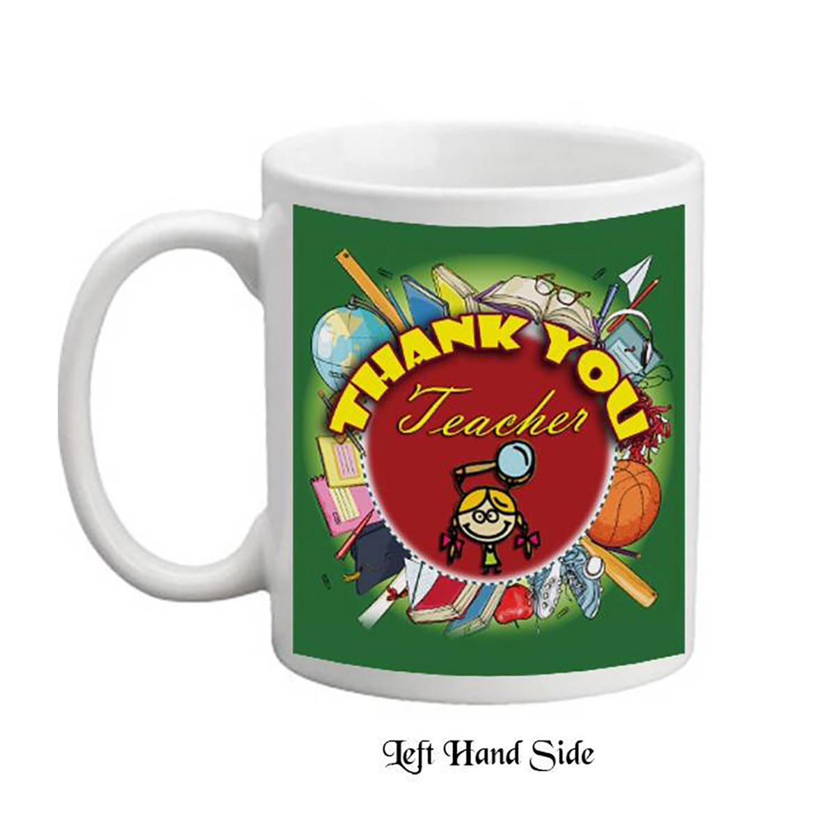 Personalised Thank You Teacher Mug Gift - World of Learning