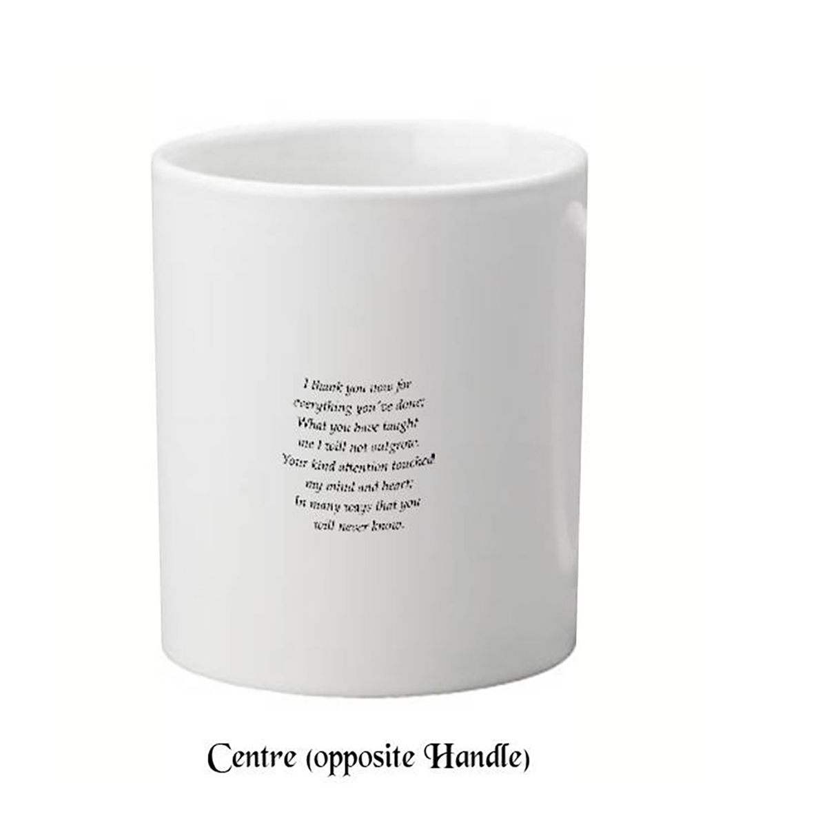Personalised Thank You Teacher Mug Gift - World of Learning