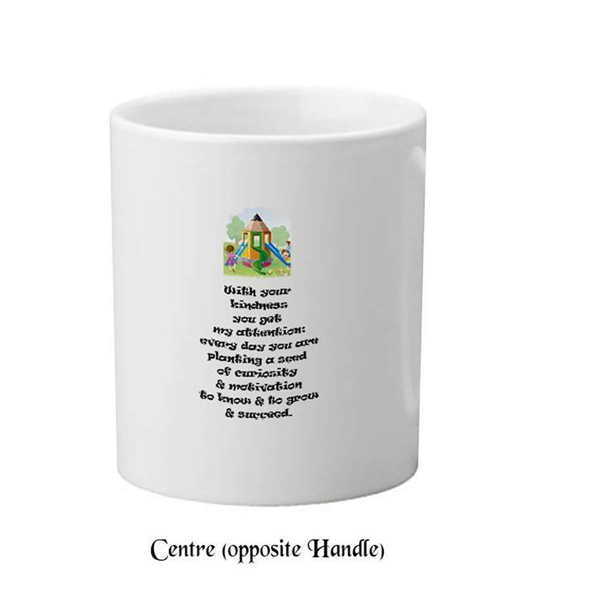 Personalised Thank You Teacher Mug Gift - Rainbow Playhouse