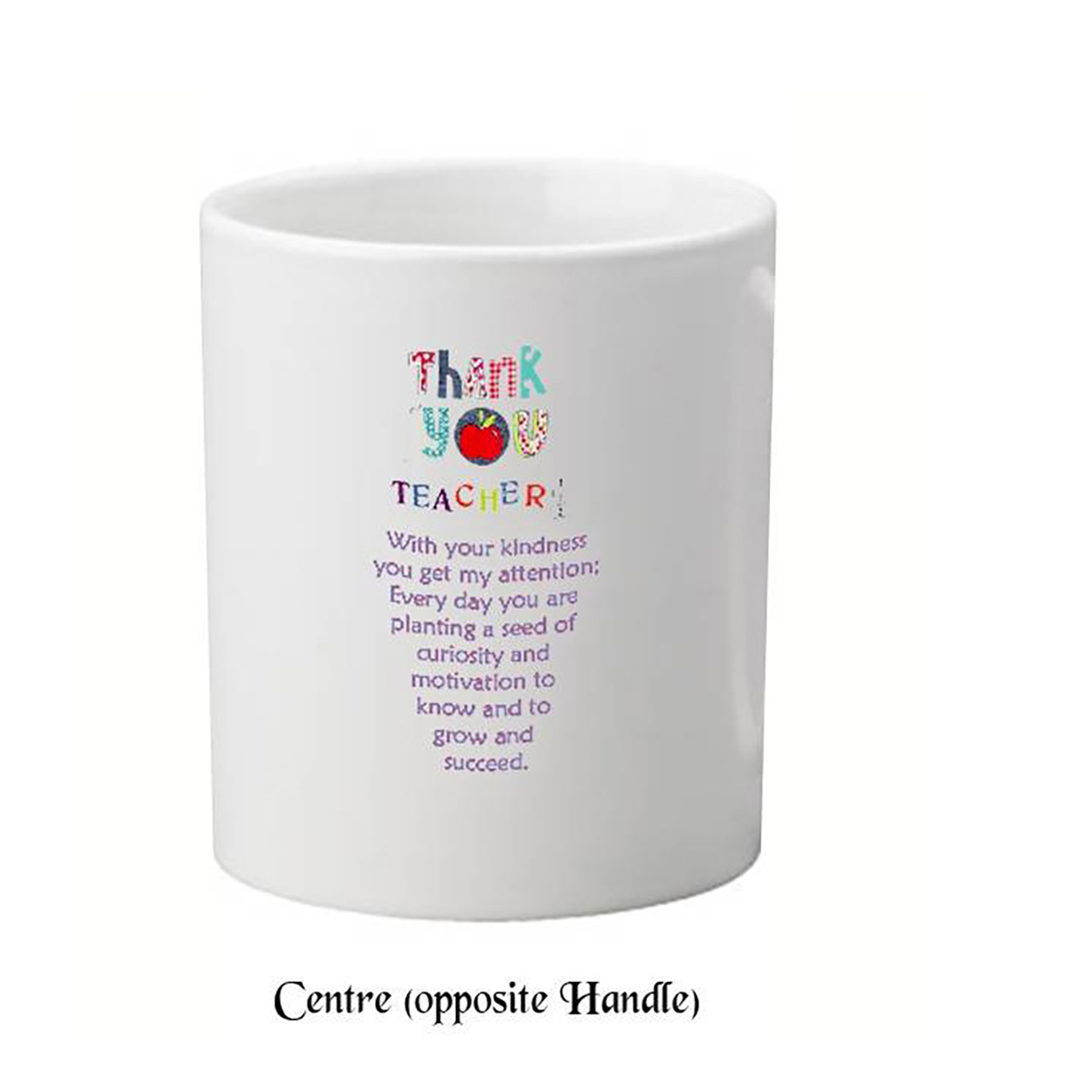 Personalised Thank You Teacher Mug Gift - The Big Thank You
