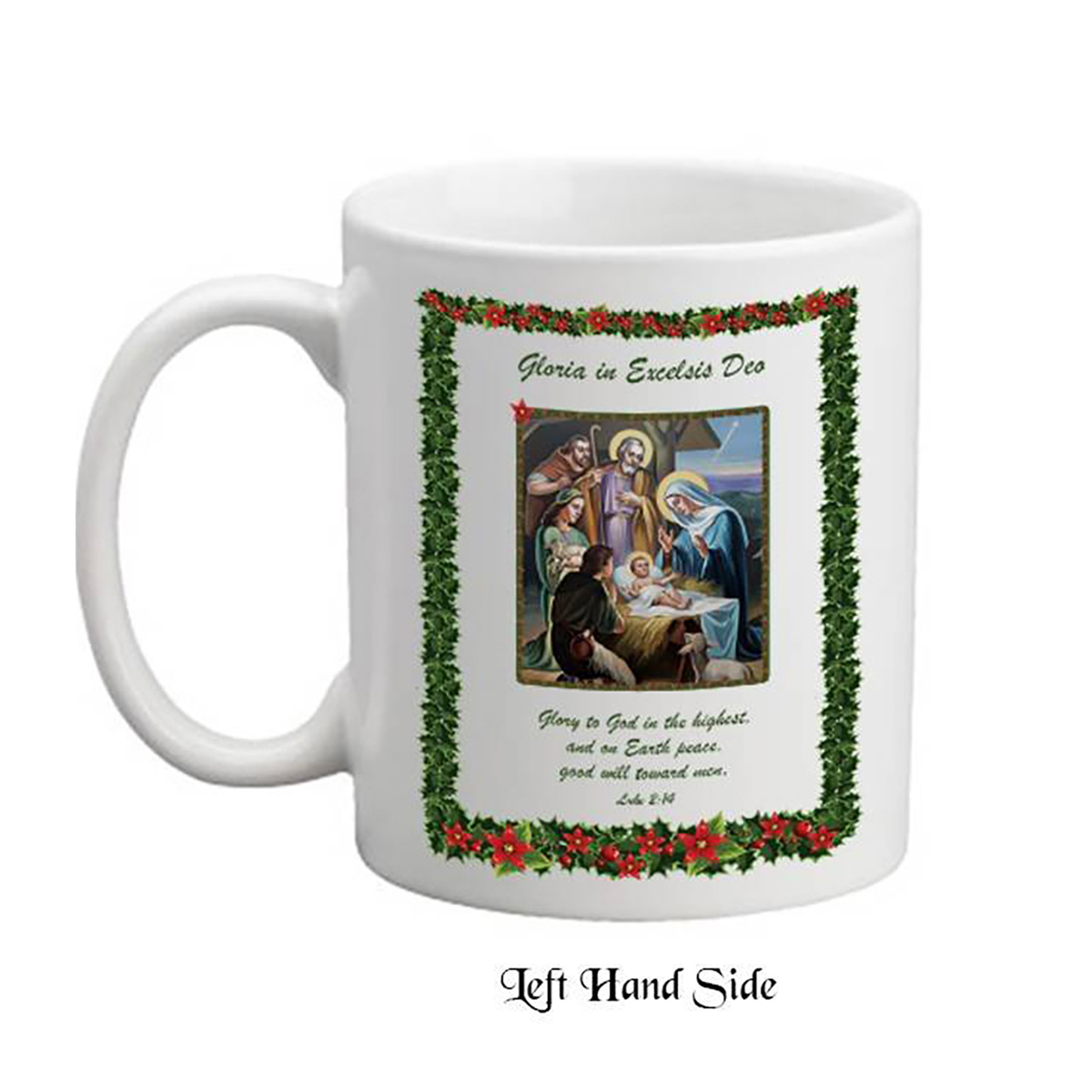 Personalsied Christmas Mug Gift - Jesus & Crib