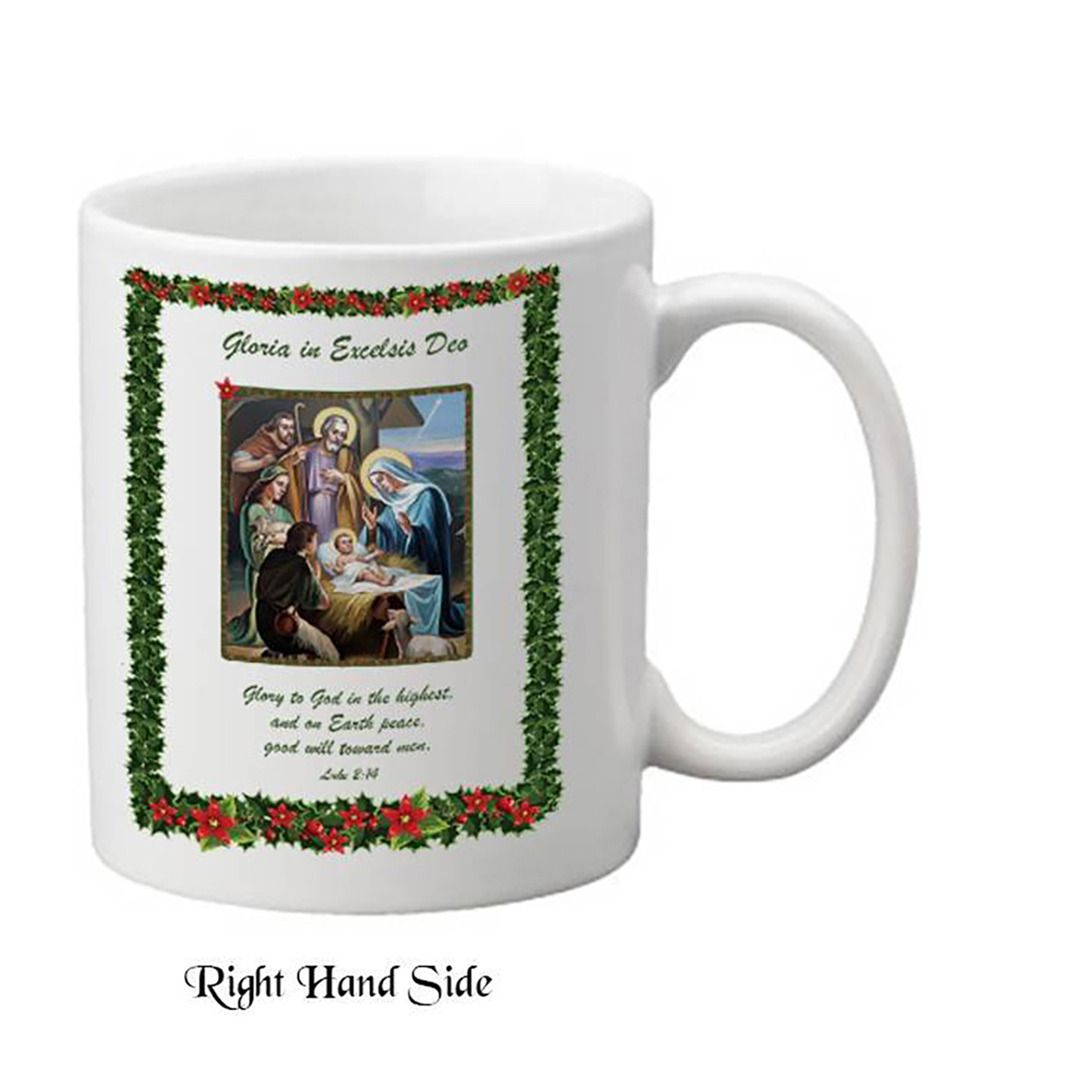 Personalsied Christmas Mug Gift - Jesus & Crib