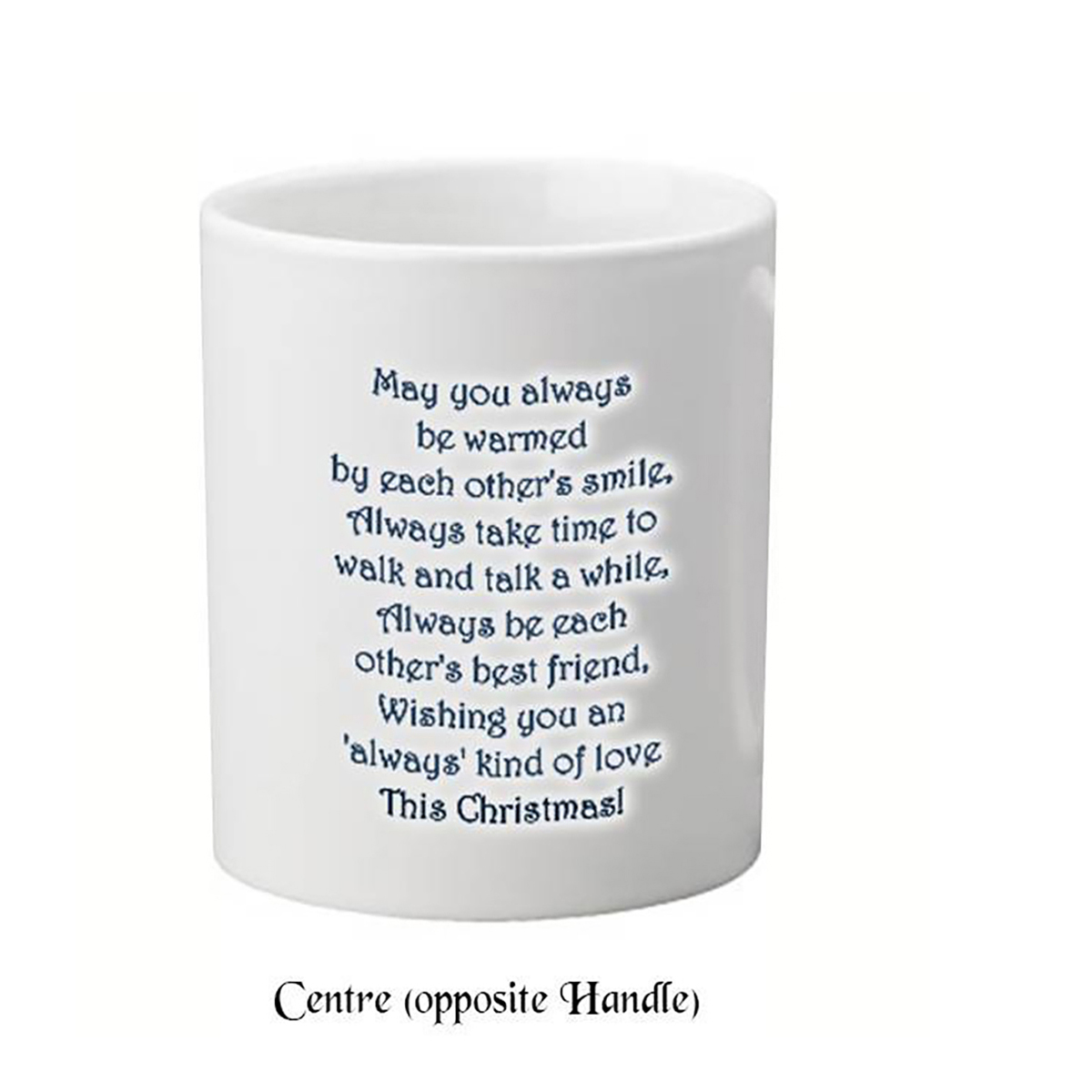 Personalsied Christmas Mug Gift - Mr & Mrs 1st Xmas - Teddies & Star
