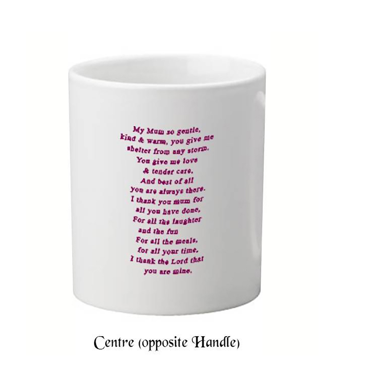 Personalised Mothers Day Mug Gift - Butterflies & Flowers