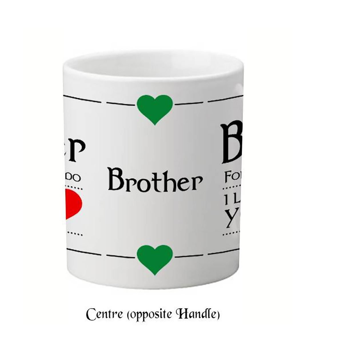 I Love You Heart Brother Mug