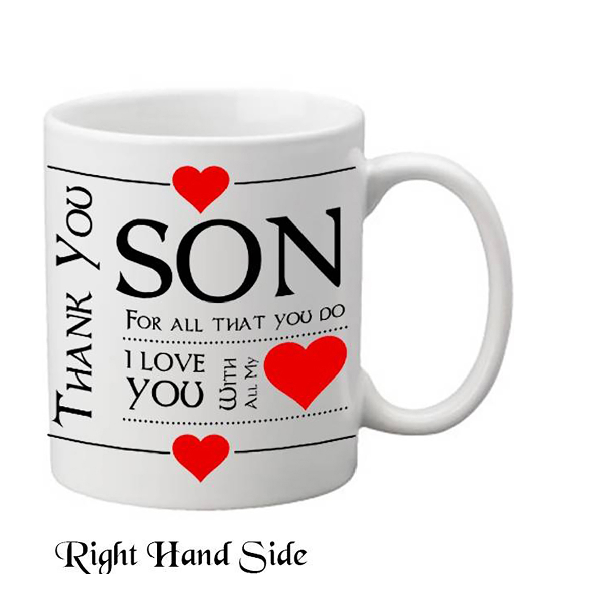 Thank You For All That You Do Son Mug