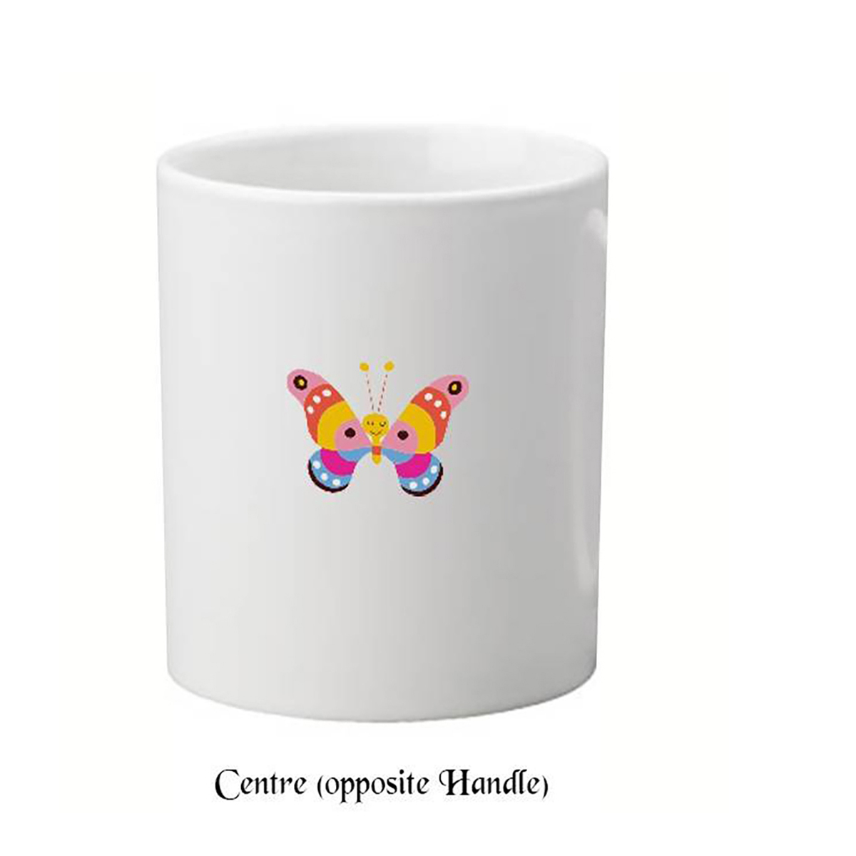 Personalised Get Well Soon Mug Gift - Colourful Butterfly