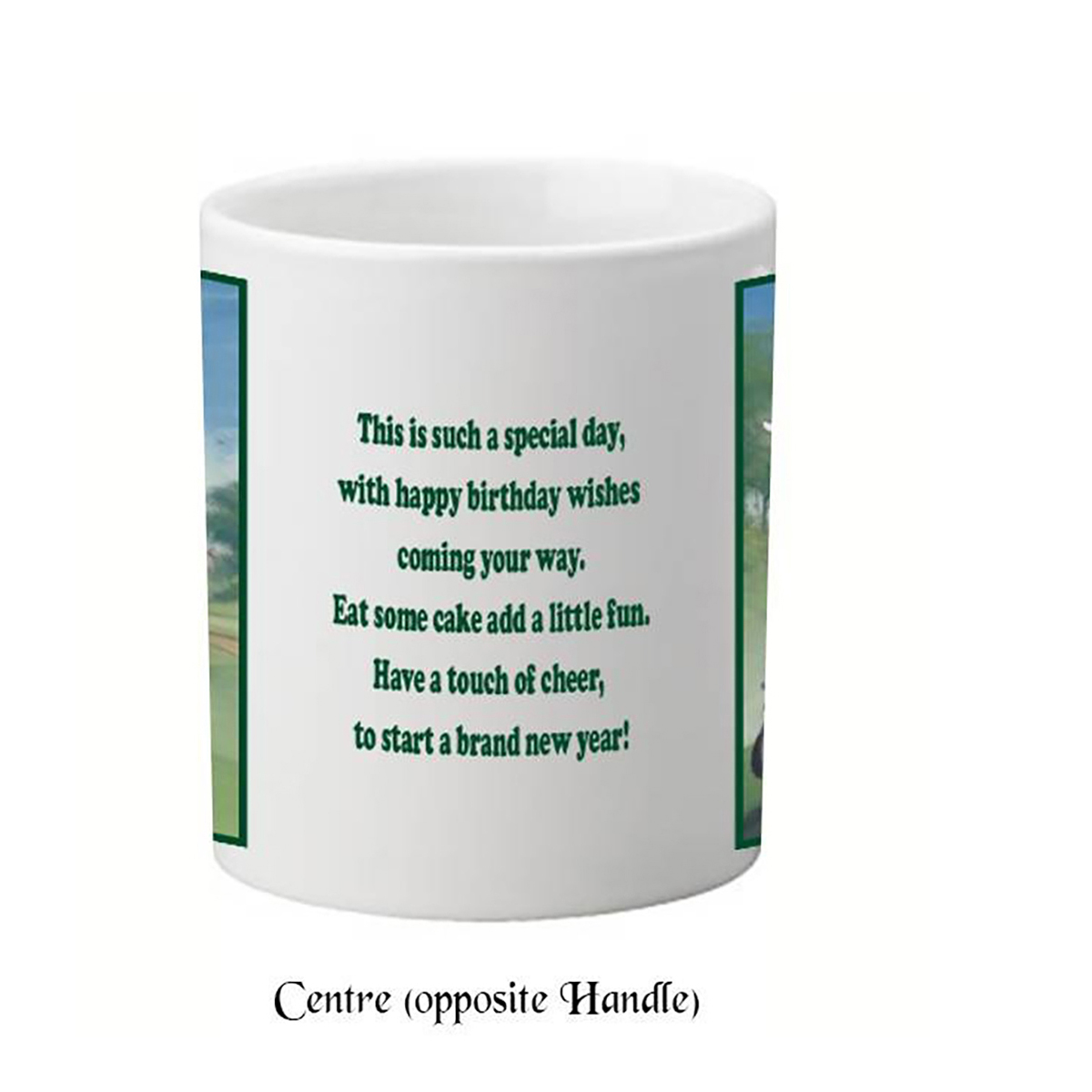Personalised Birthday Mug Gift - Golf