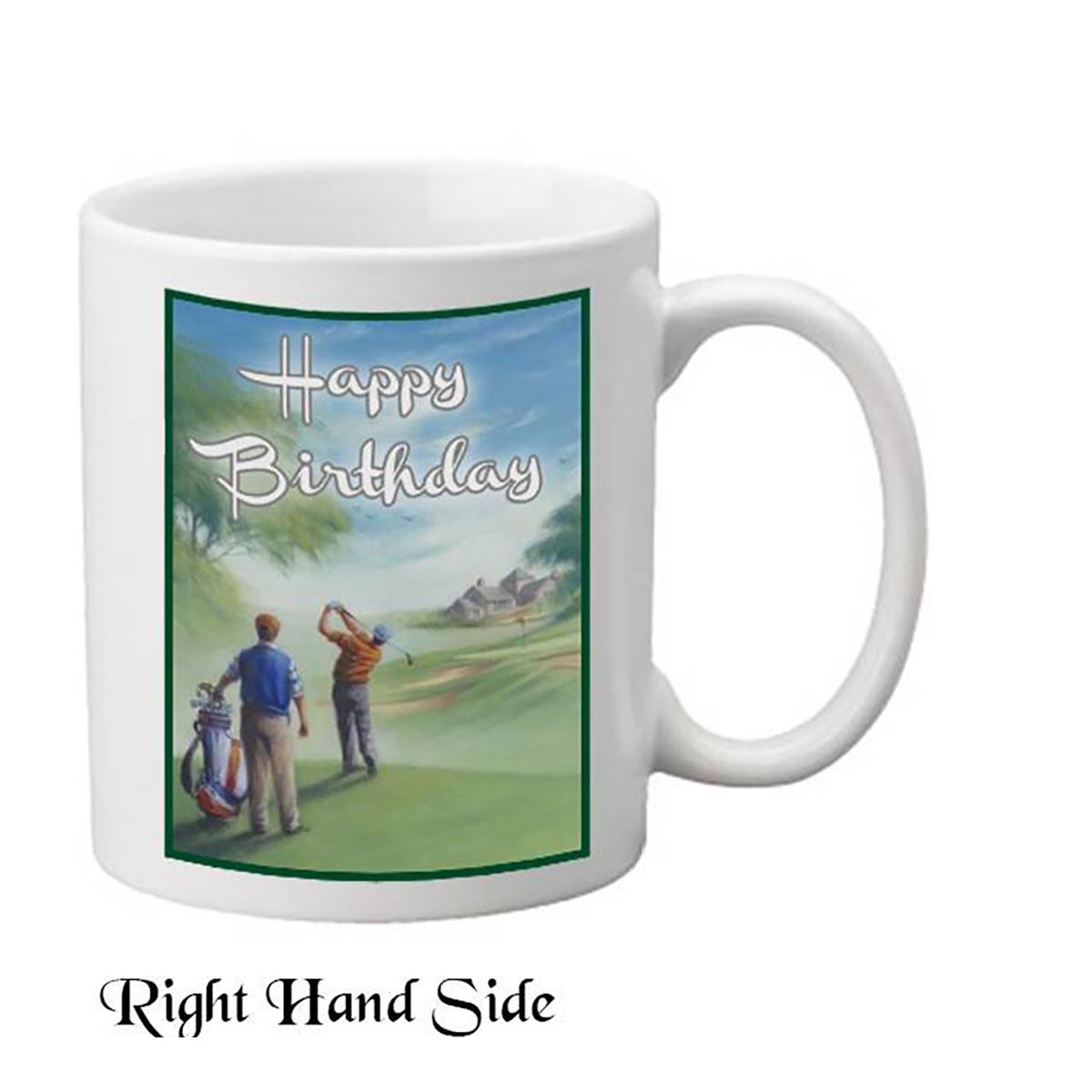 Personalised Birthday Mug Gift - Golf