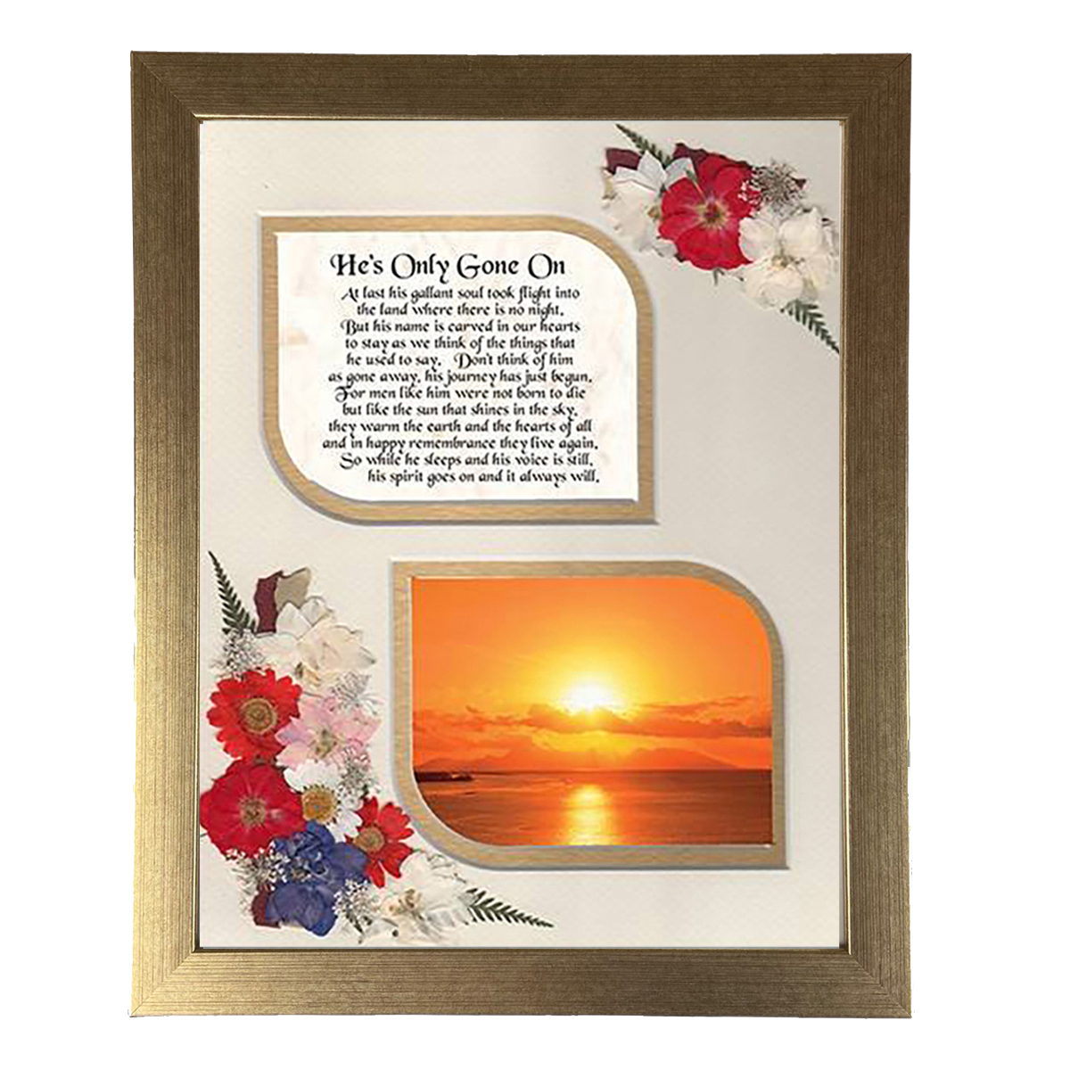 Remembrance Frame - Hes Only Gone On