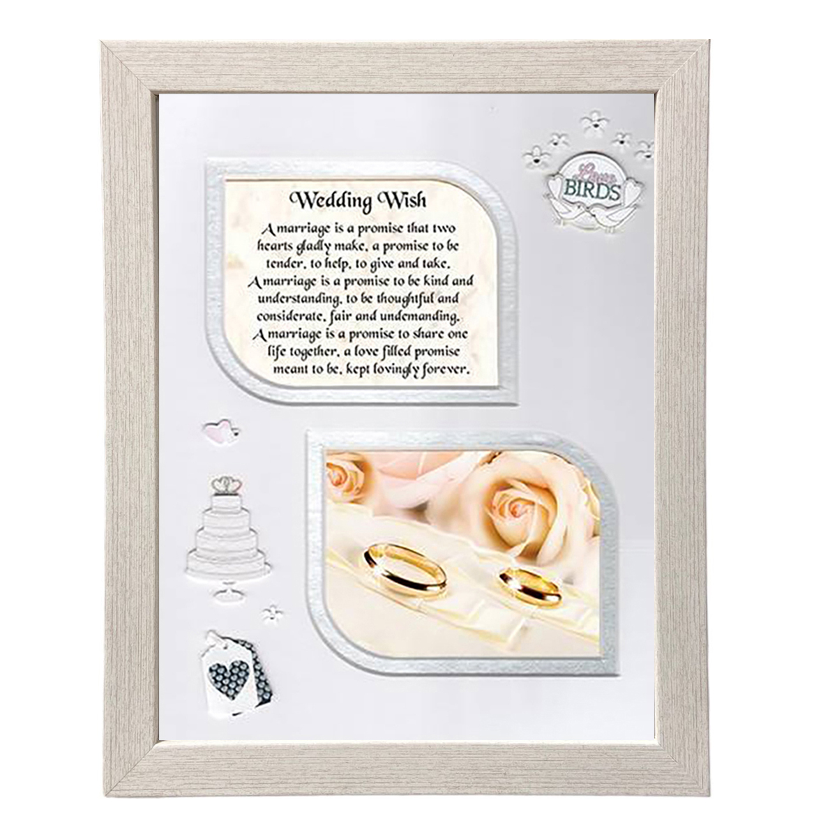 Personalised Wedding Frame - Wedding Wish