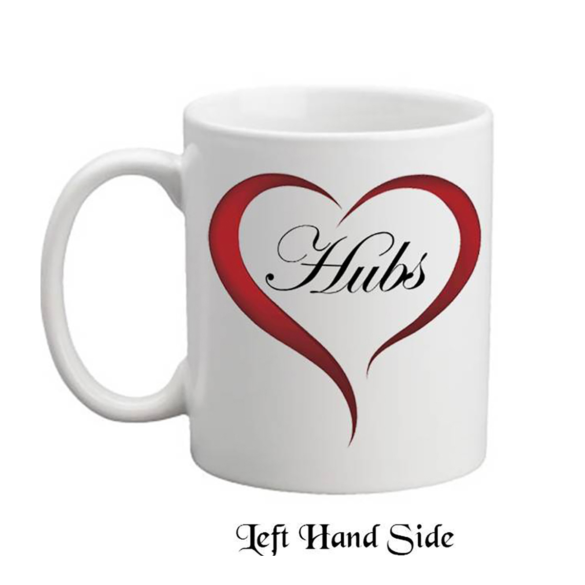 Personalised Mug Gift - Wifey & Hubs Mugs (Set of Two)