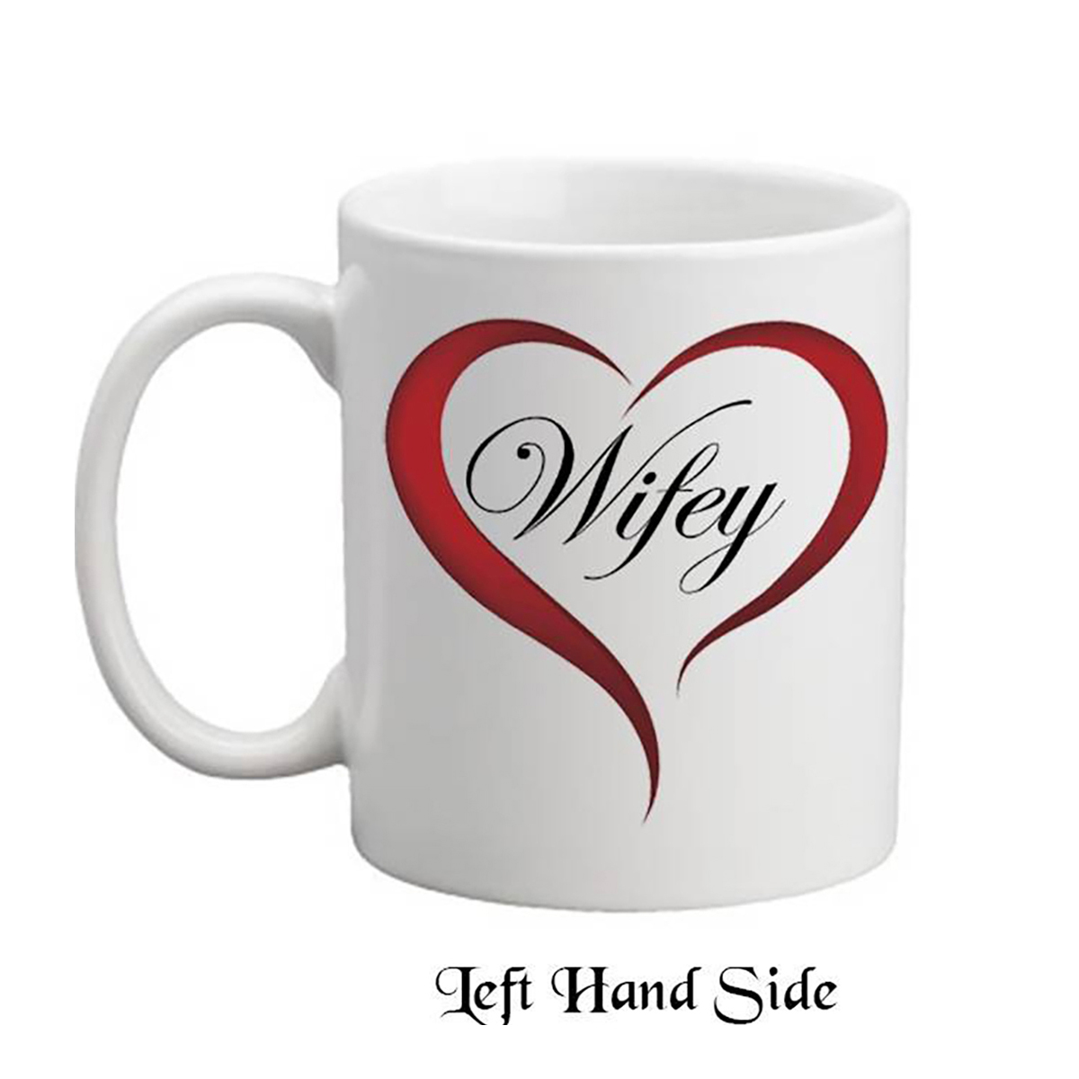 Personalised Mug Gift - Wifey & Hubs Mugs (Set of Two)