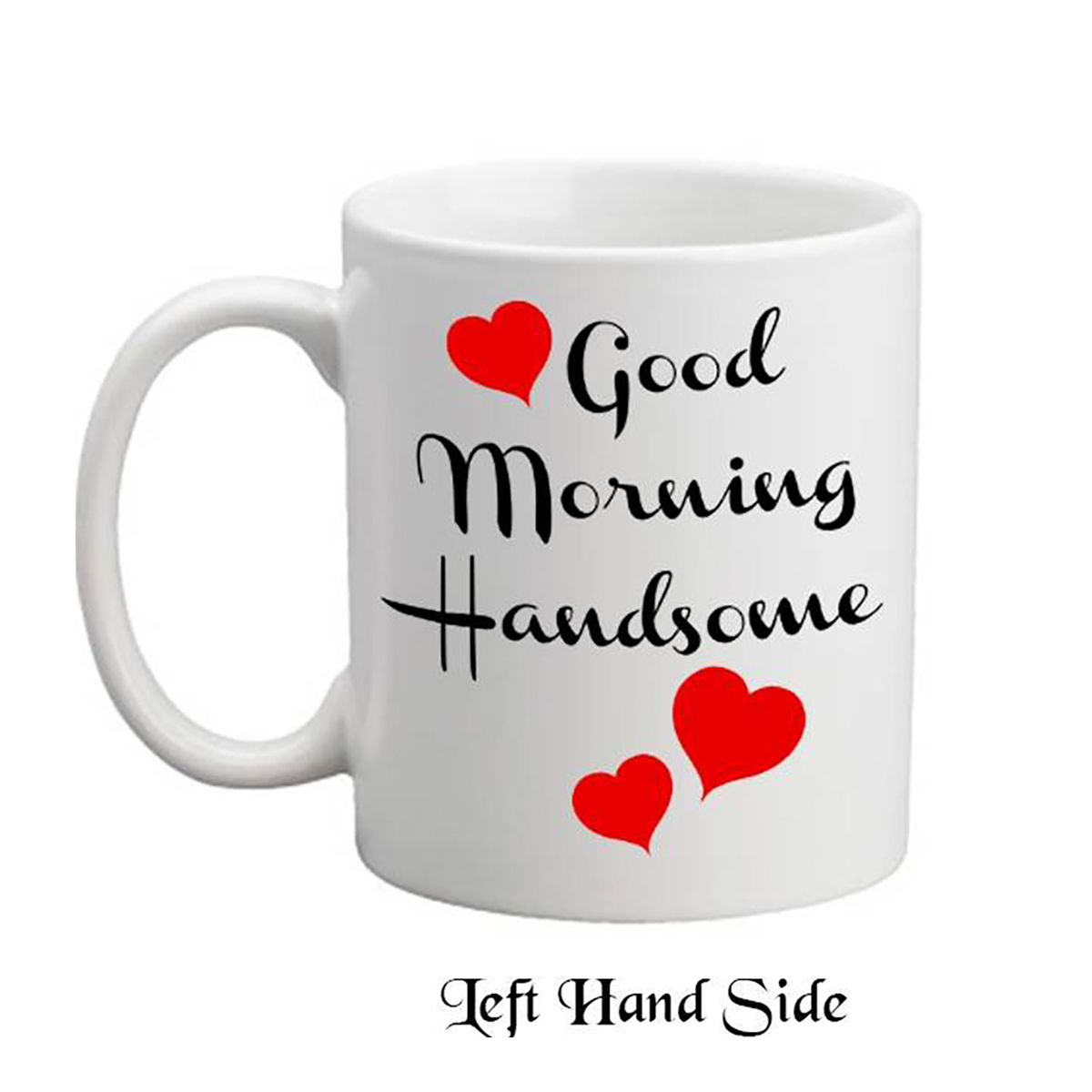 Personalised Mug Gift - Good Morning Handsome & Good Morning Beautiful (set of two)