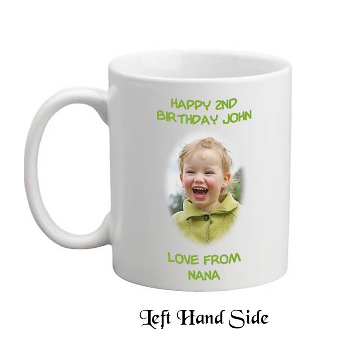 Personalised Birthday Mug Gift - Age 2 - Birthday Party with Photo