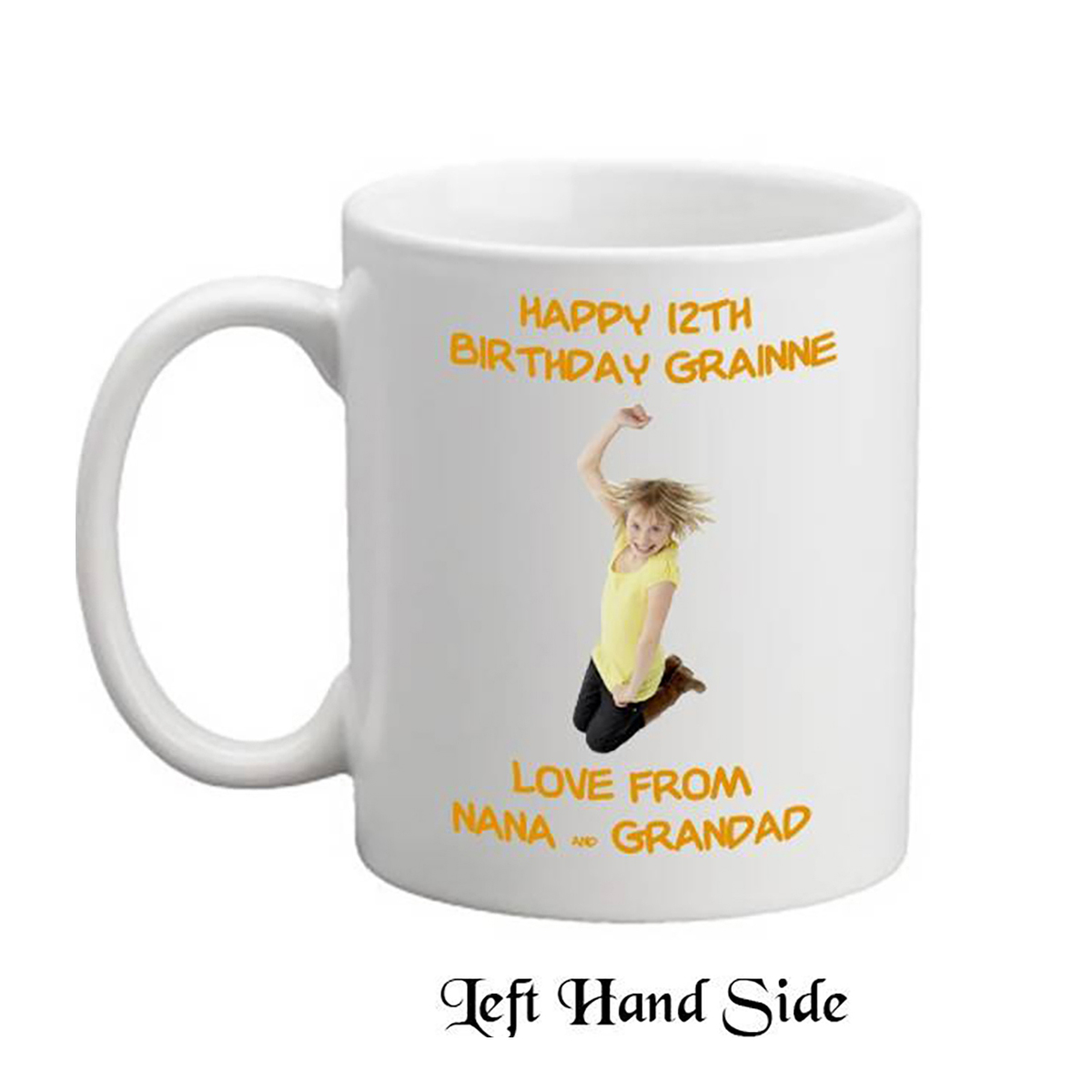 Personalised Birthday Mug Gift - Age 12 - Birthday Party with Photo