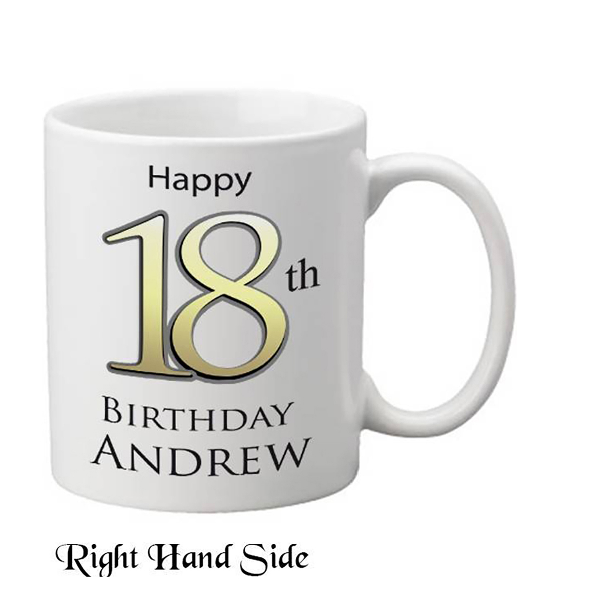 Personalised Birthday Mug Gift - Happy 18th Birthday