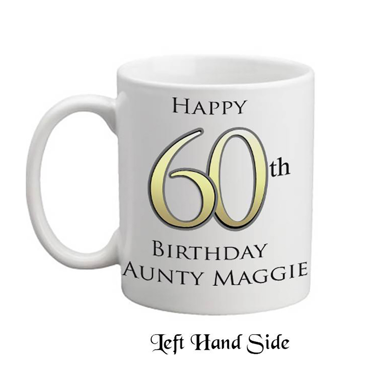 Personalised Birthday Mug Gift - Happy 60th Birthday