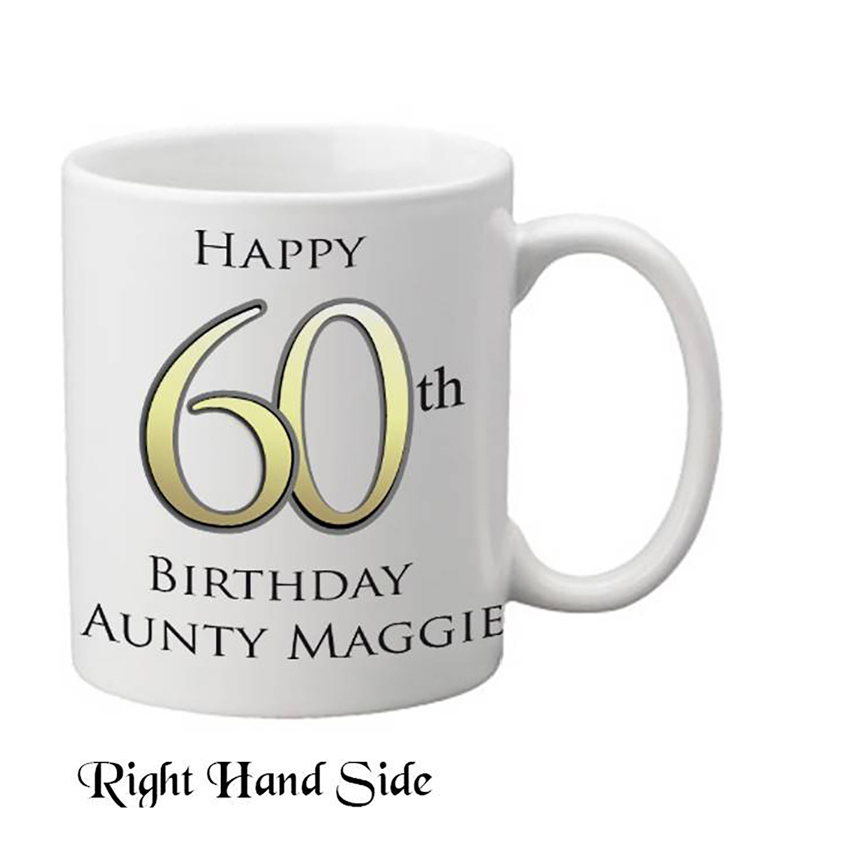 Personalised Birthday Mug Gift - Happy 60th Birthday