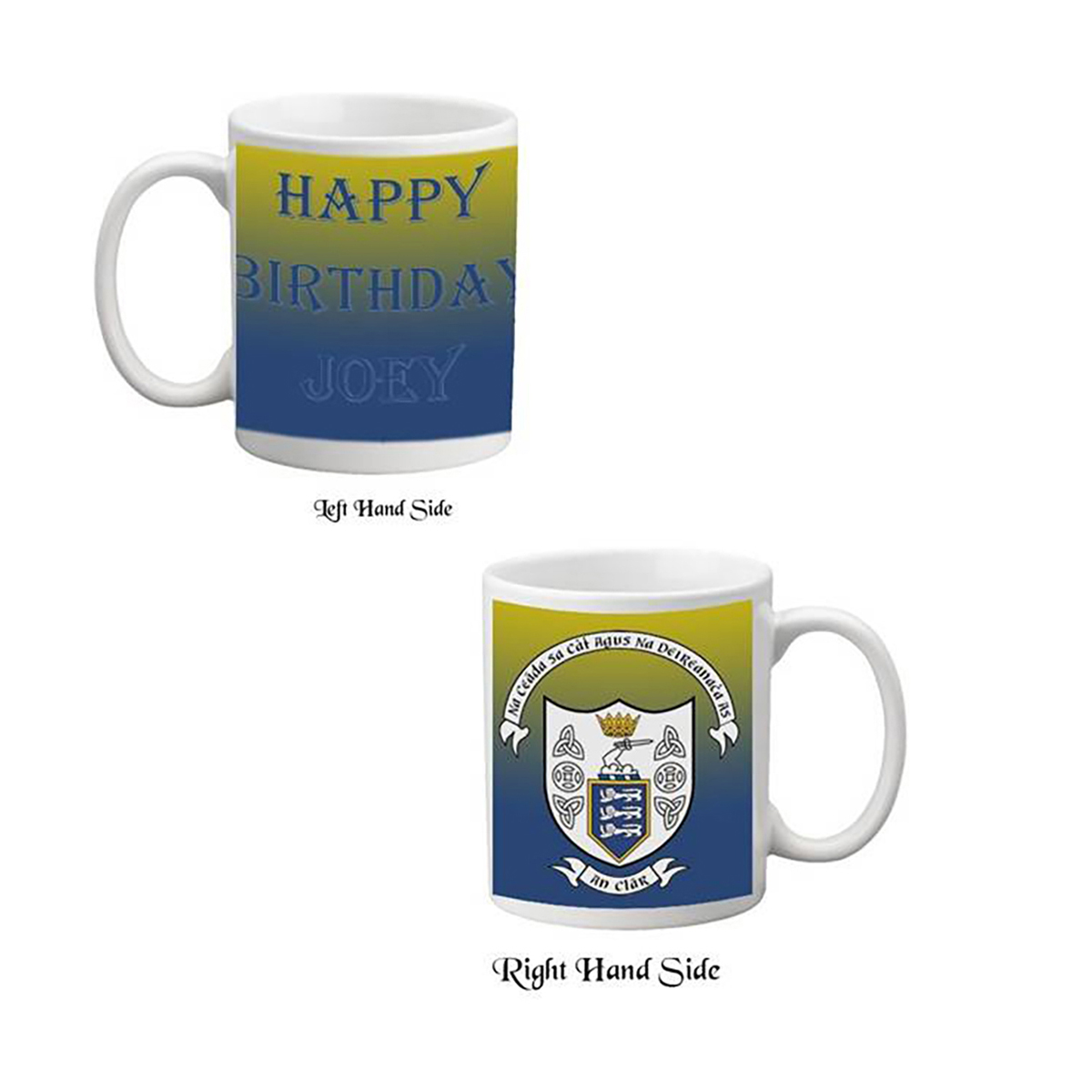 Personalised Mug Gift - Clare (Happy Birthday)