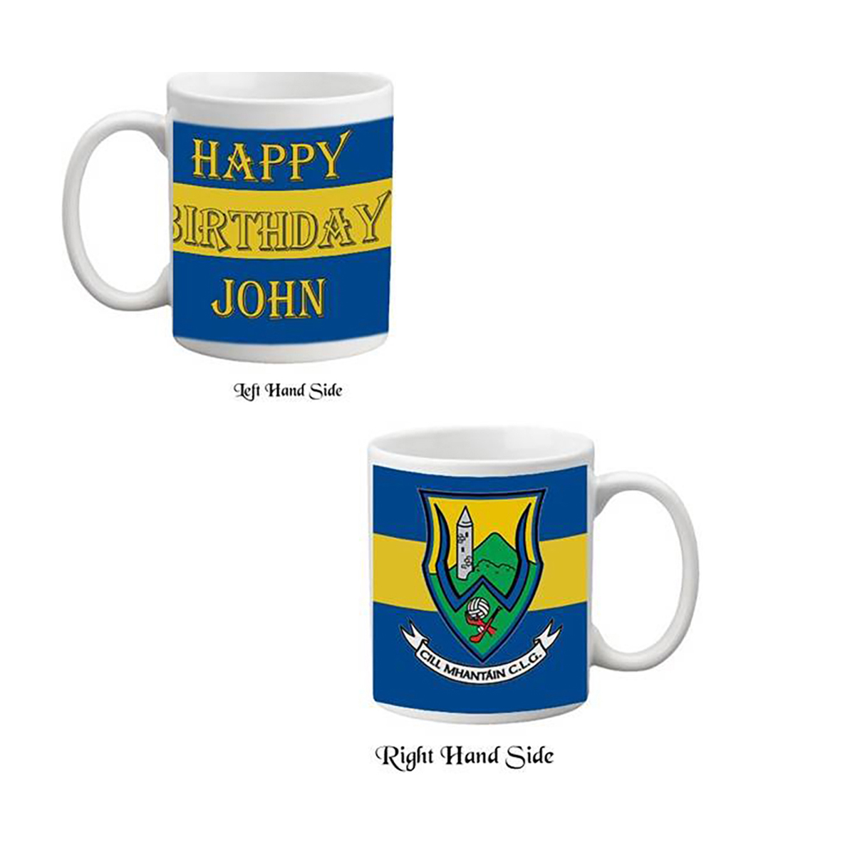 Personalised Mug Gift - Wicklow (Happy Birthday)