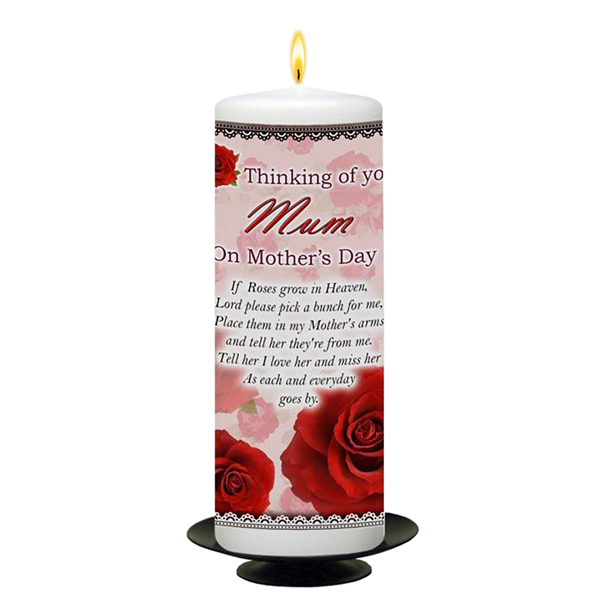 Personalised Mothers Day - Red Rose