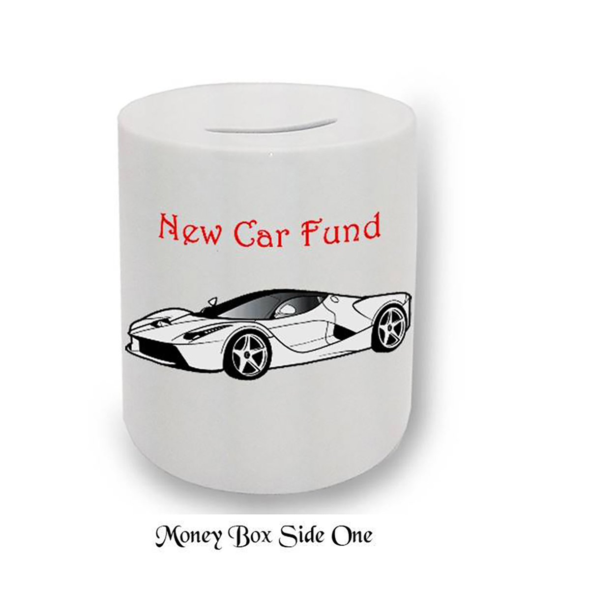Personalised Money Box Gift - New Car