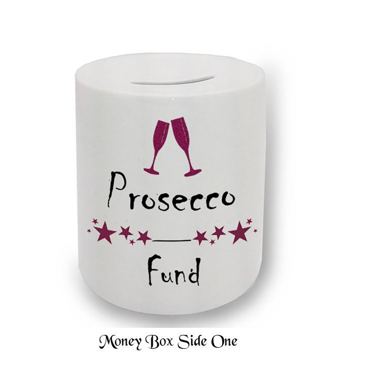 Personalised Money Box Gift - Prosecco Savings
