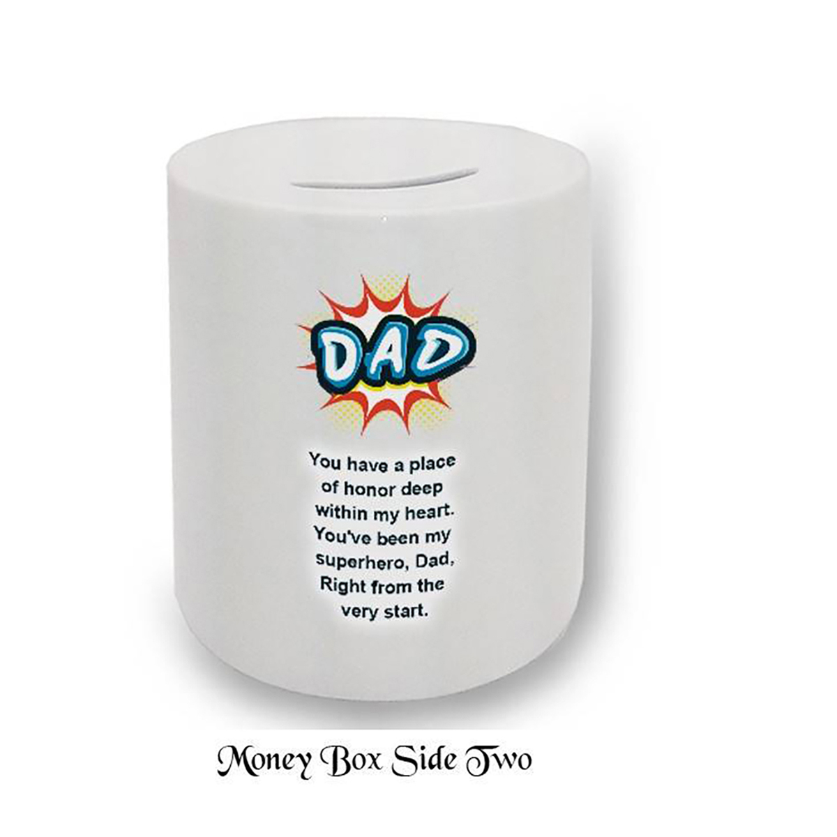 Fathers Day Personalised Money Box Gift - Worlds Best Dad