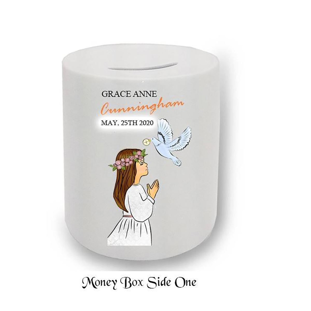 Personalised Money Box Gift - Girl Chalice