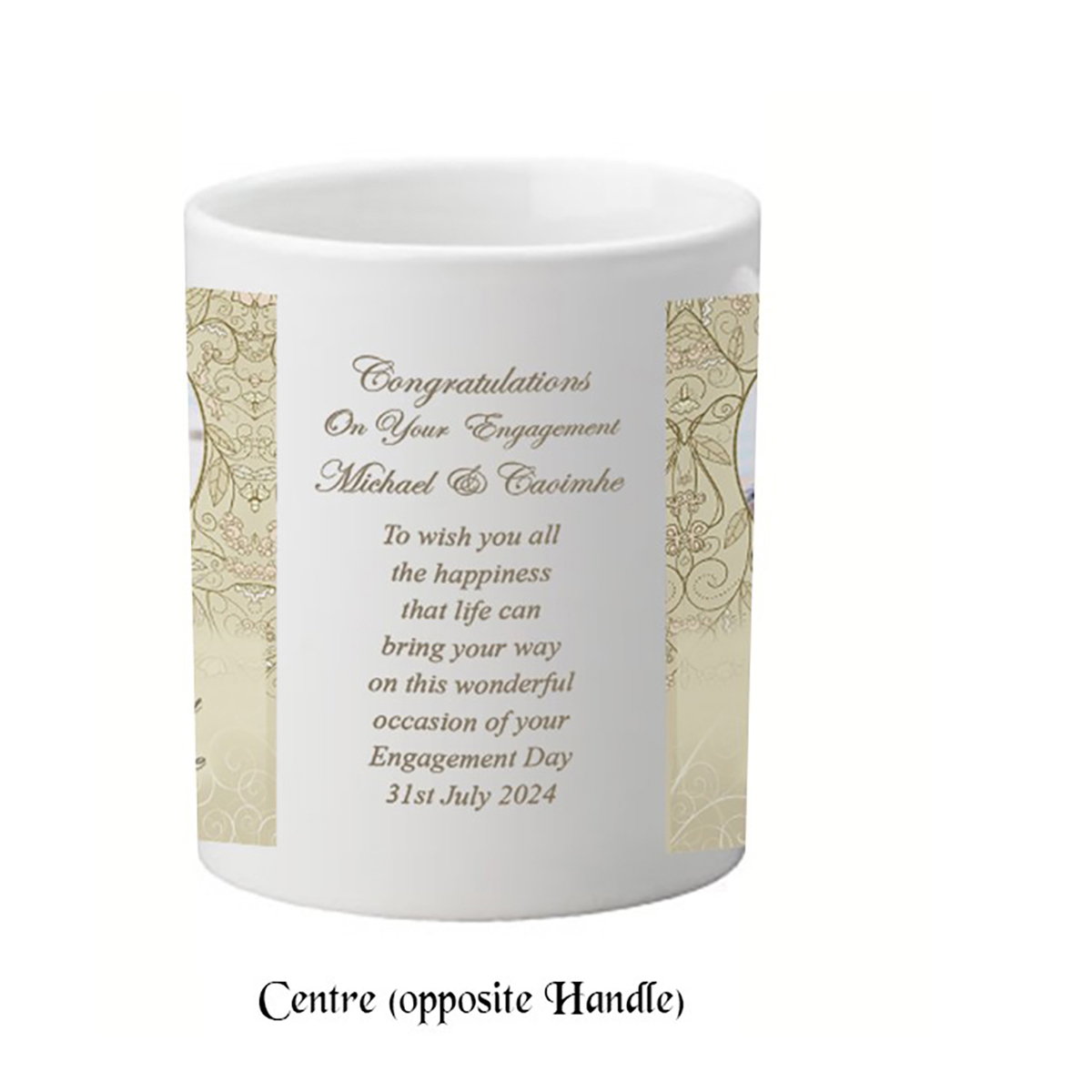 Personalised Birthday Mug Gift - Engagement with Photo