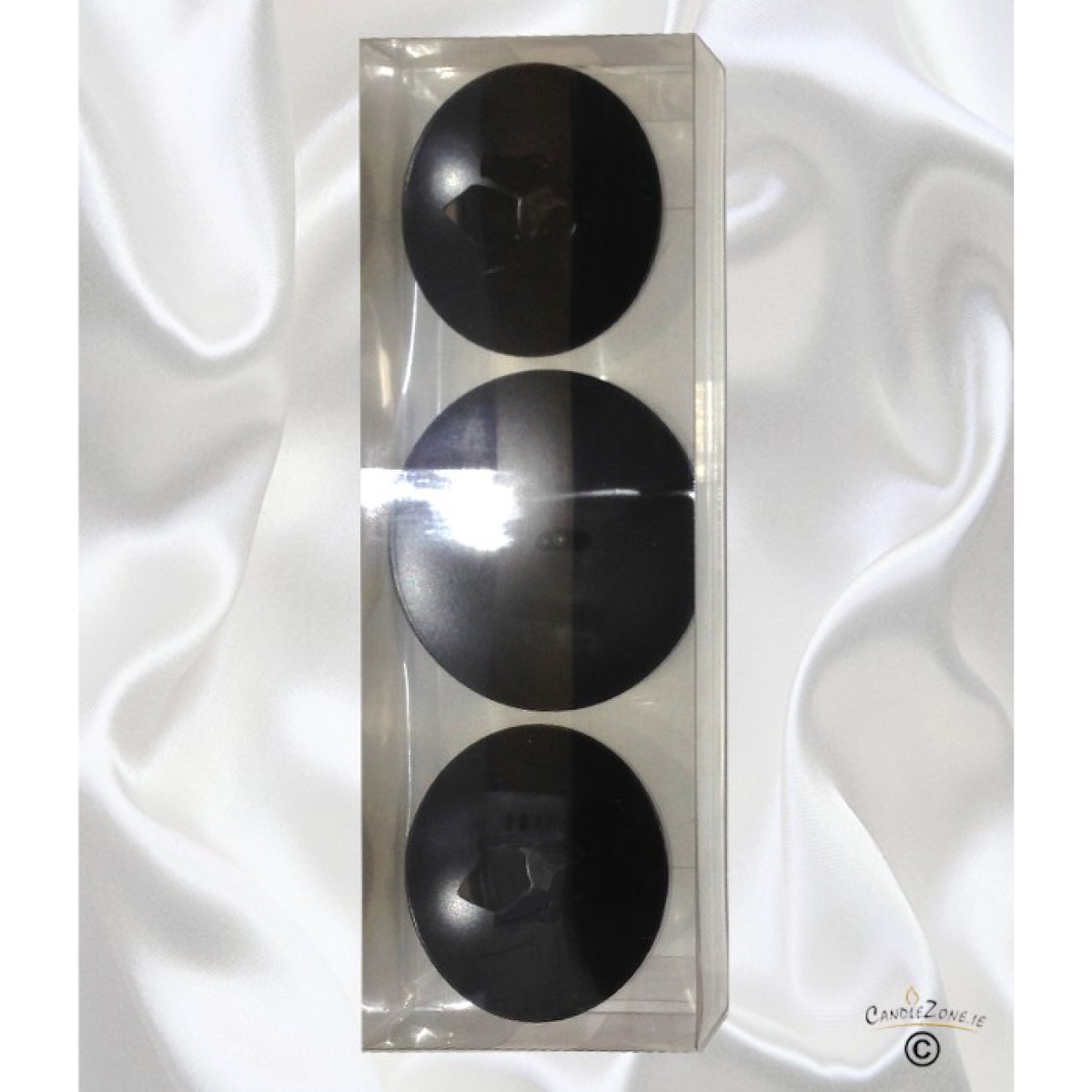Candle Stand - Set Black includes: 1 Saucer & 2 Tulip Stands