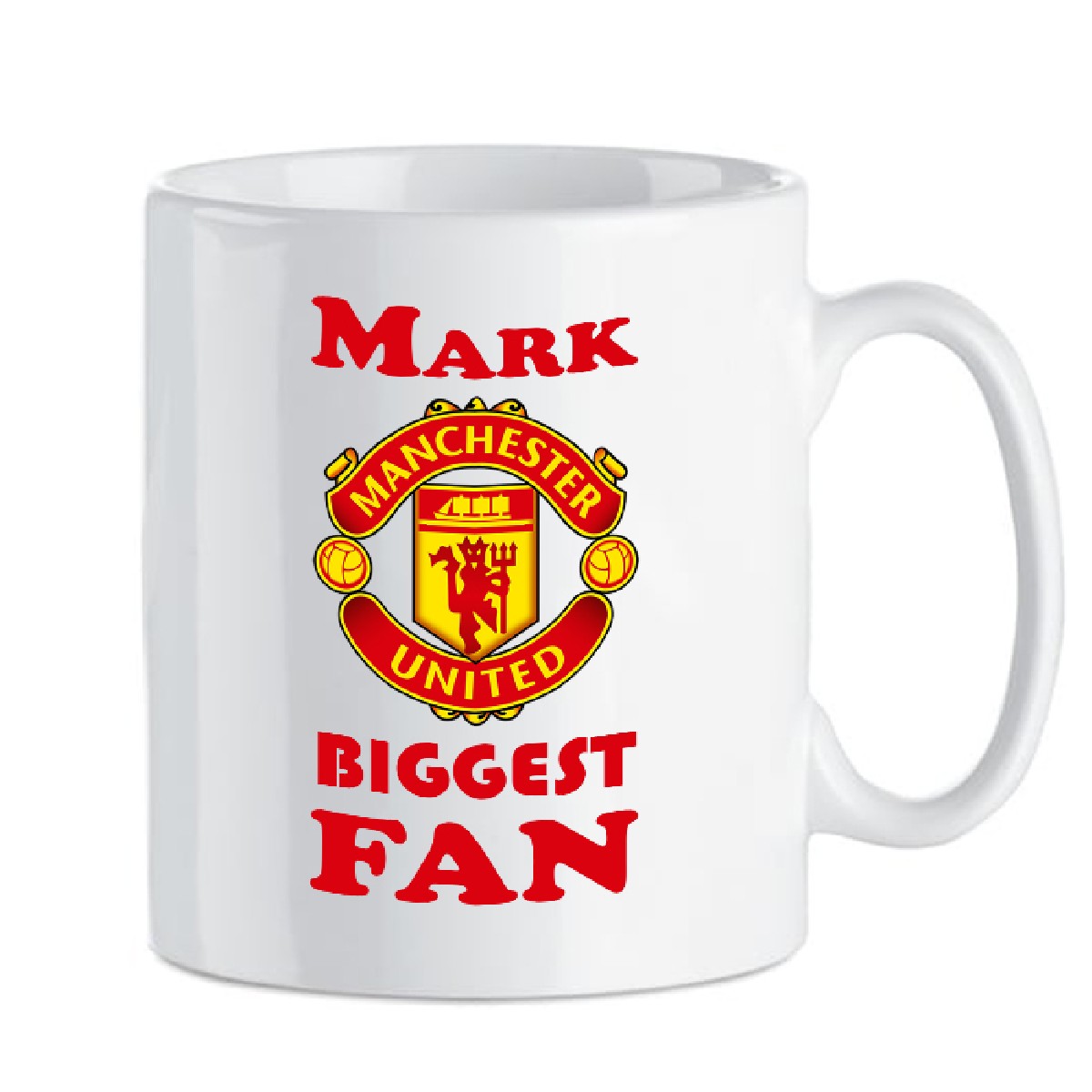 Personalised Mug Gift - Man Utd Biggest Fan