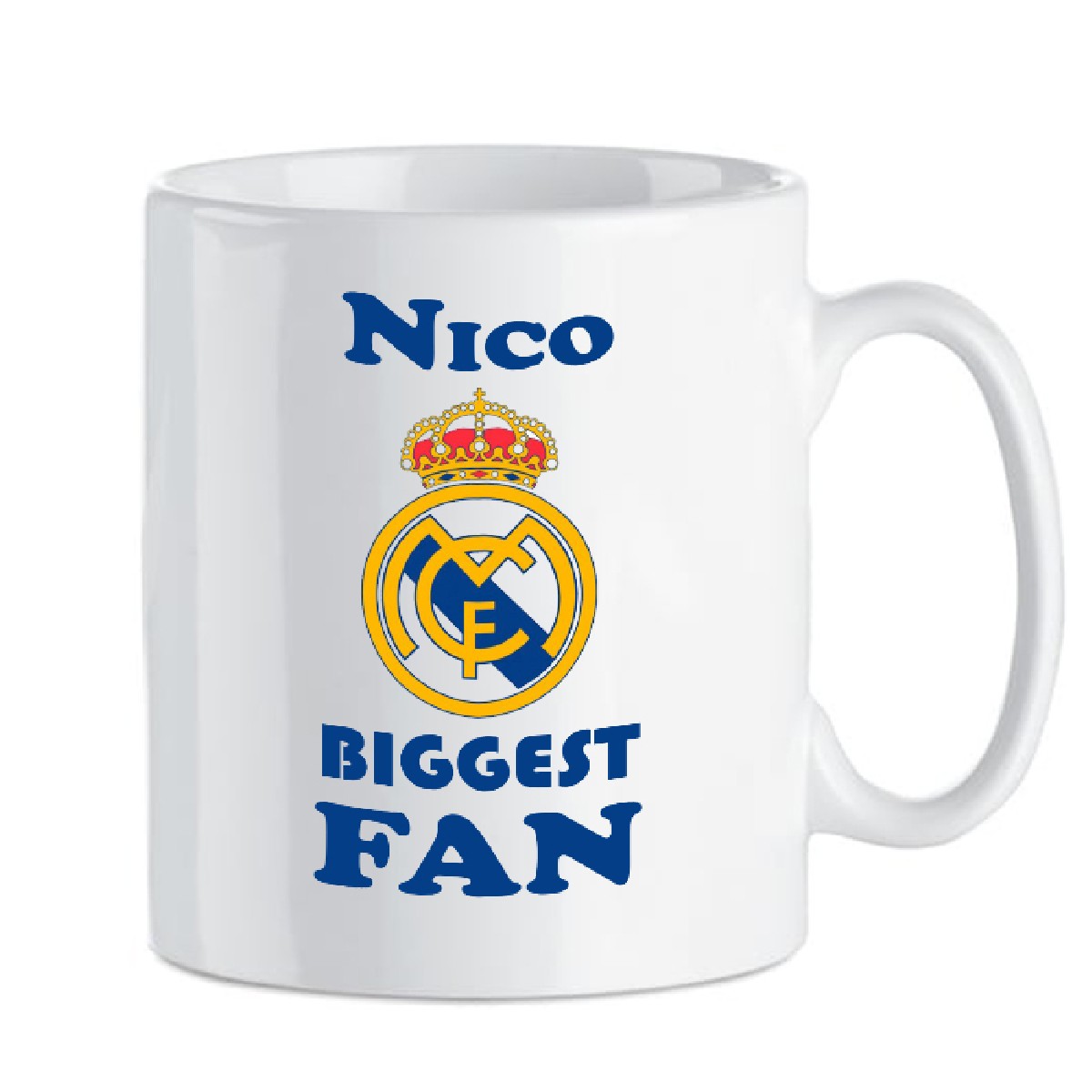 Personalised Mug Gift - Real Madrid Biggest Fan