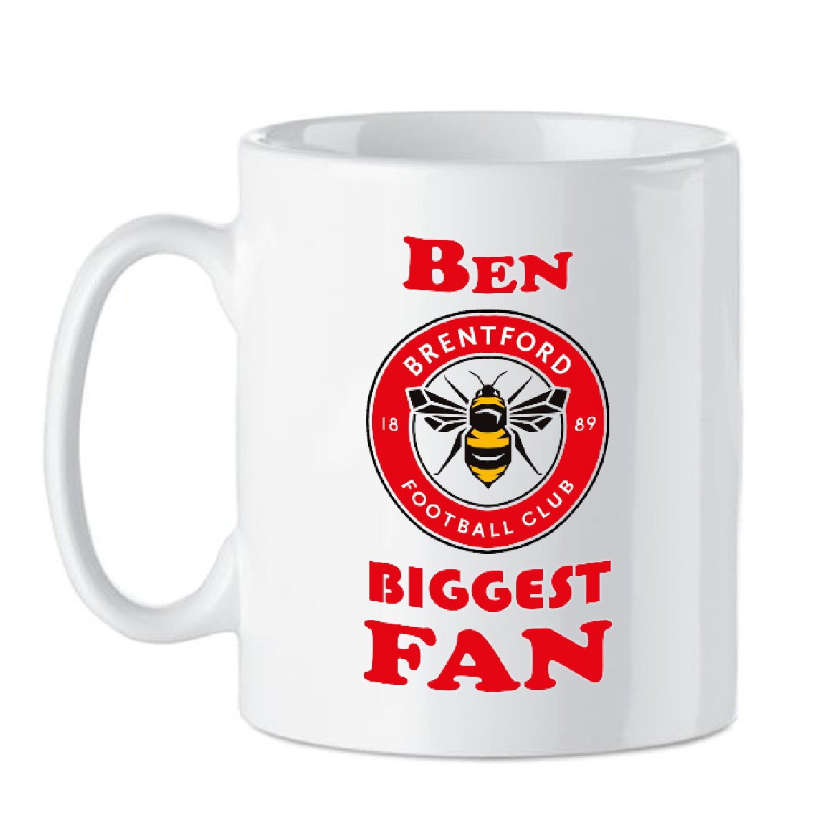 Personalised Mug Gift - Man City Biggest Fan