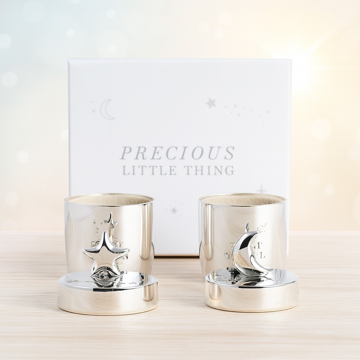 Bambino Tooth & Curl Keepsake Boxes – Star & Moon Design