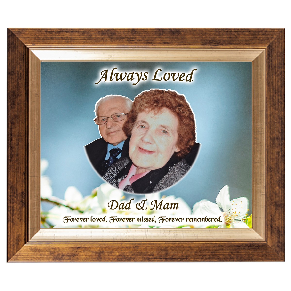 Religious Frame - Sacred Heart of Jesus Black & White (Colour Heart)