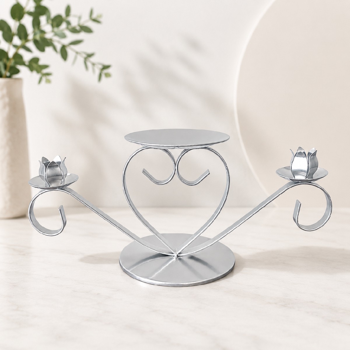 Candle Stand - Heart Unity Candle Holder