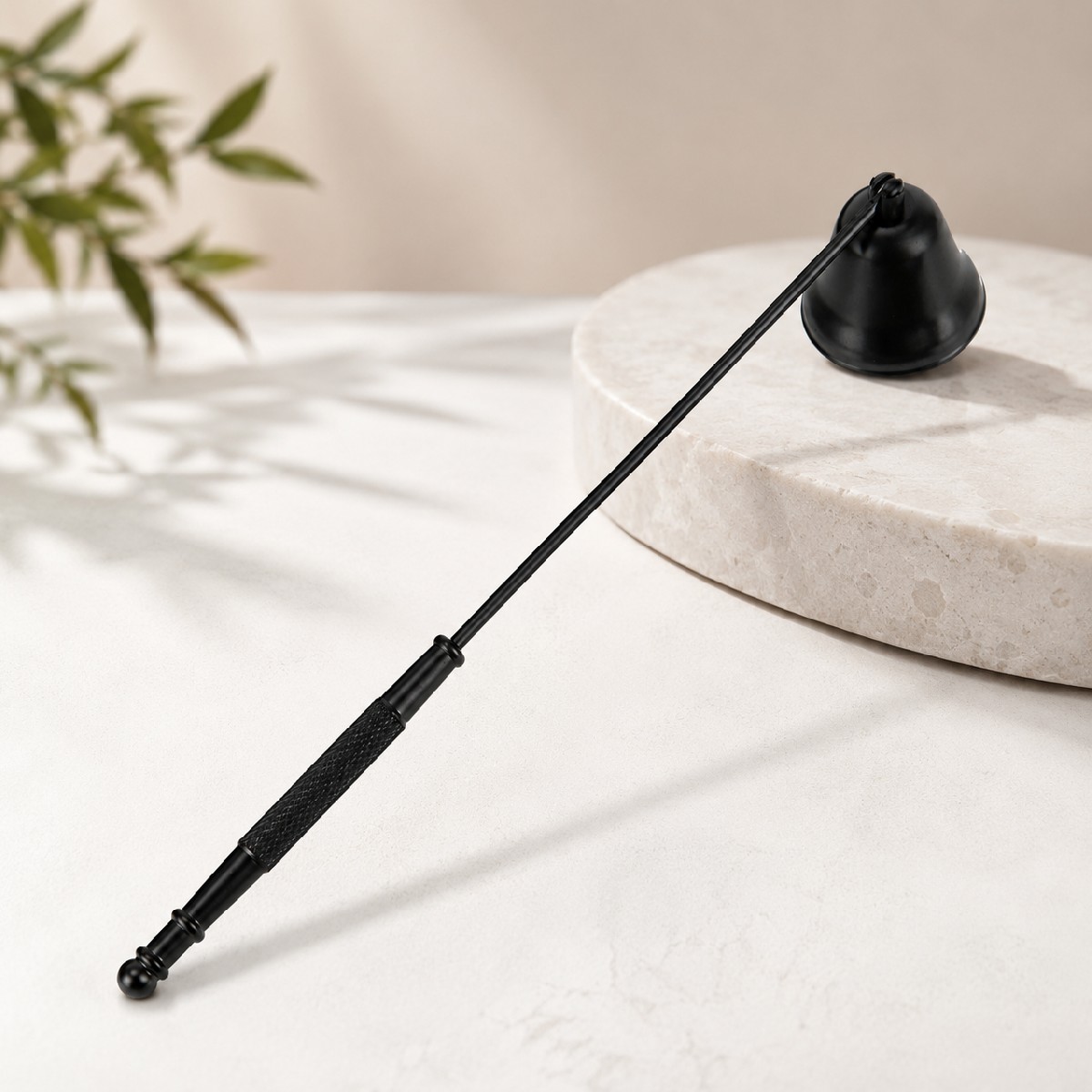Candle Snuffer - Long handled Black