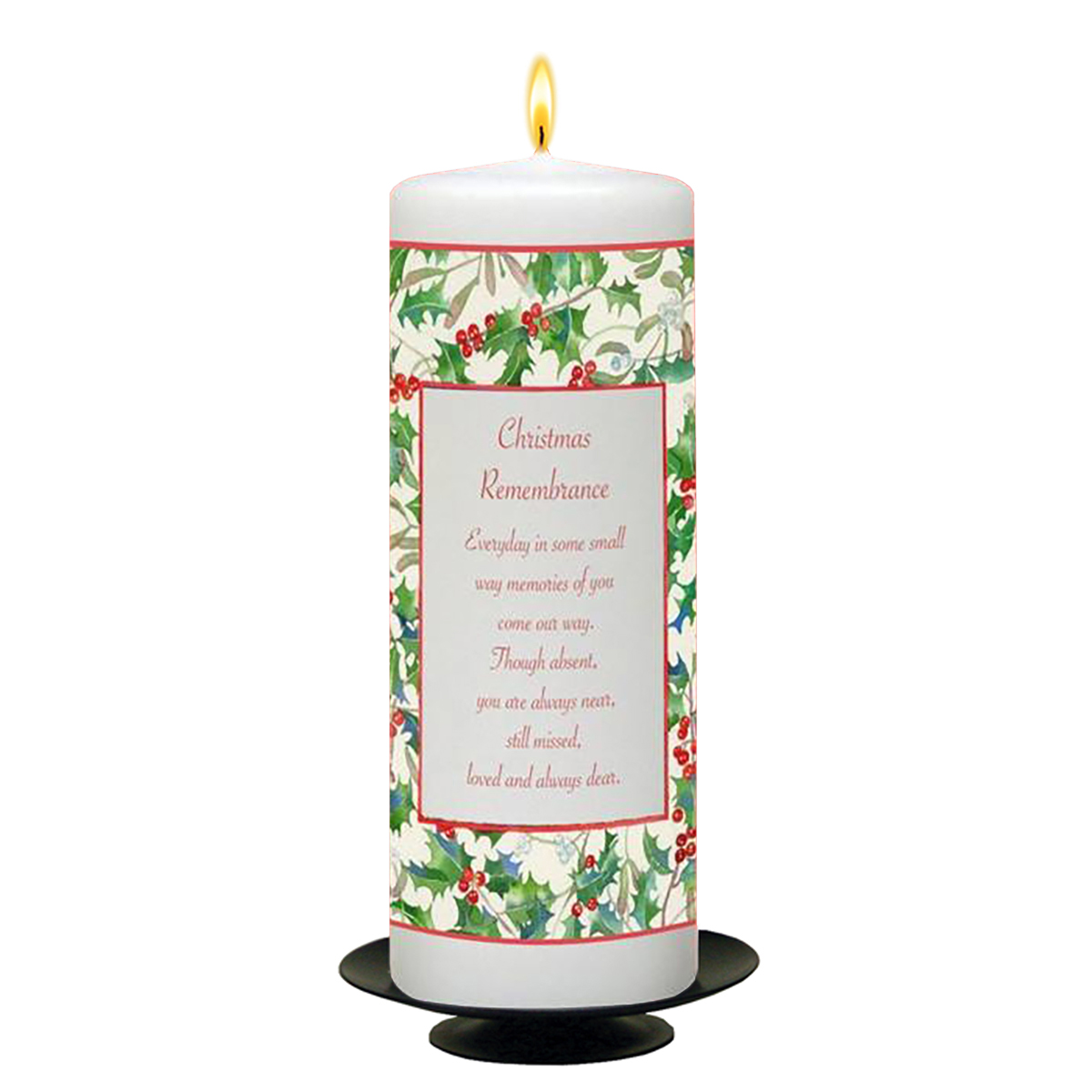 Personalised Christmas - Holly Border