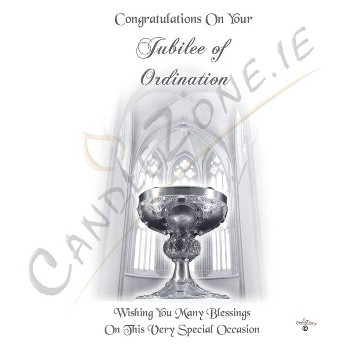 Personalised Ordination Candle Gift - Jubilee Ordination (General)