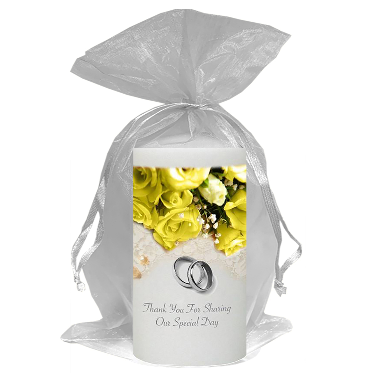 Personalised Thank you Wedding Favour - Pearls