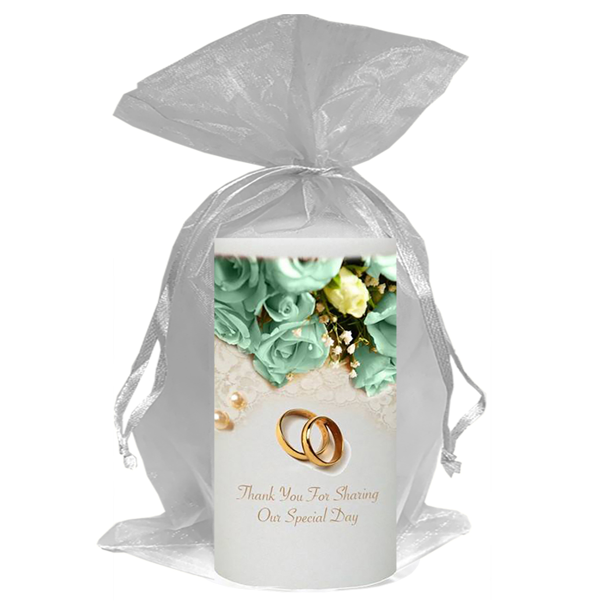 Personalised Thank you Wedding Favour - Pearls